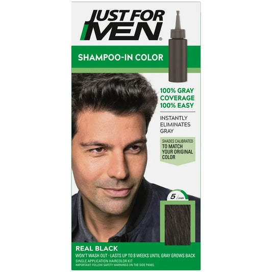 Just For Men Shampoo In Color H 55 - Real Black